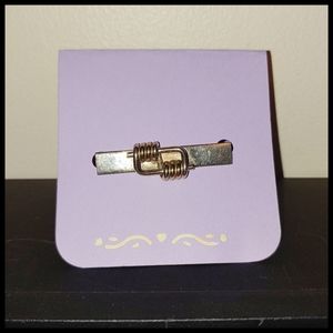 Vintage Silver Tone Industrial Style Pin